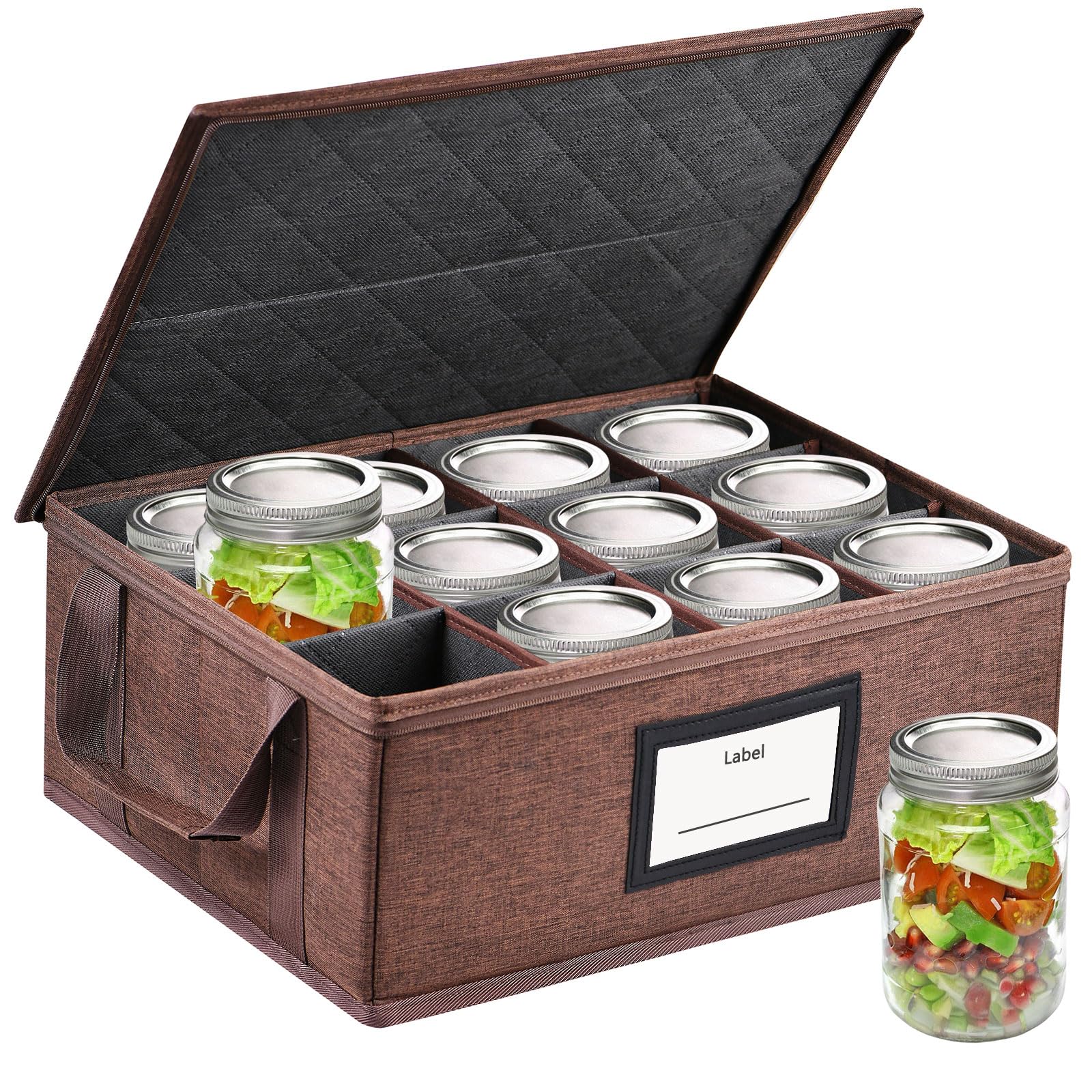Amazon.com: Geliwosy 32 oz Mason Jar Storage Containers - Sturdy